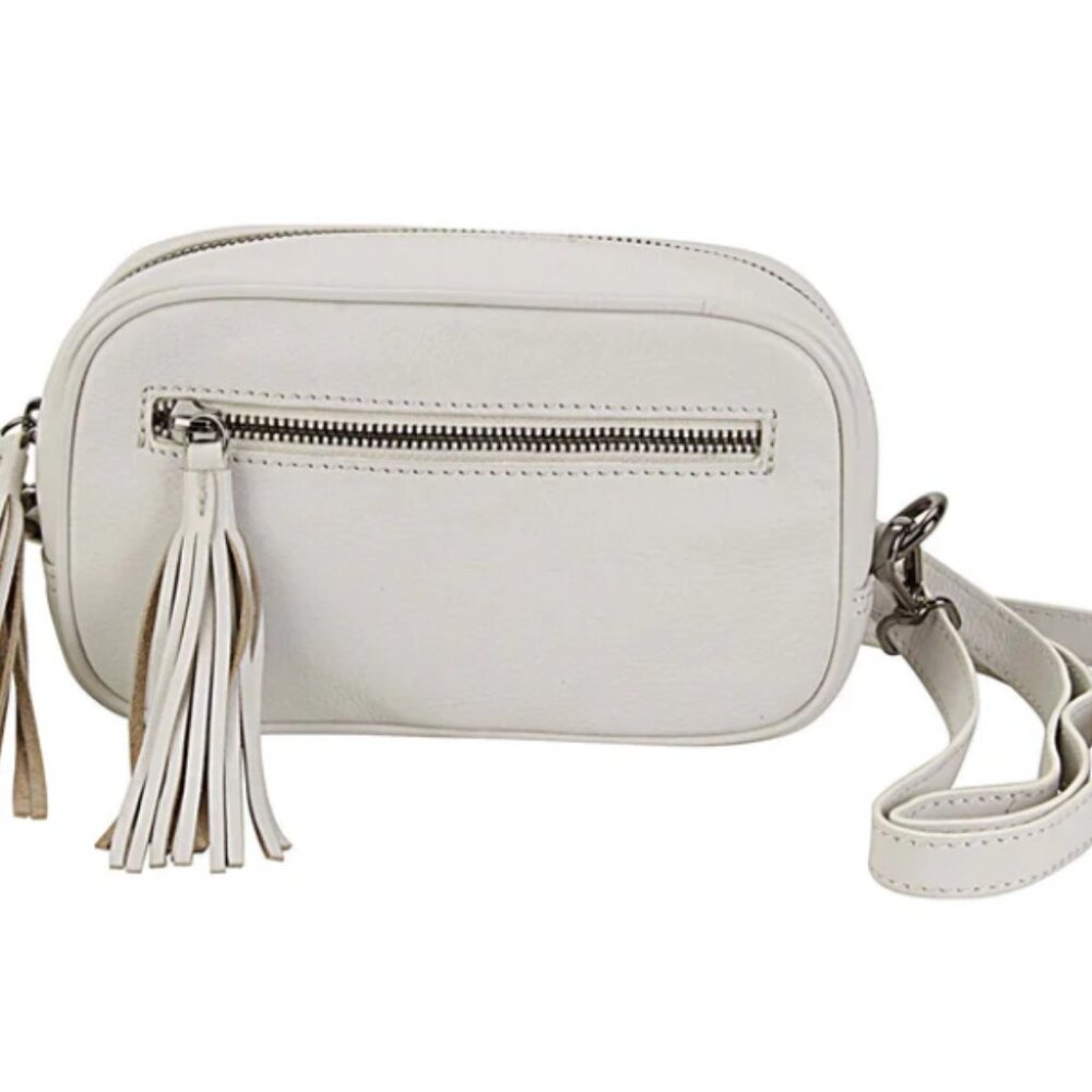 Hadaki Cross Body Fanny Pack Bag Leather NWOT